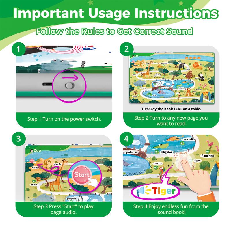 WordSprout 500 – Interactive Talking Sound Book for Toddlers