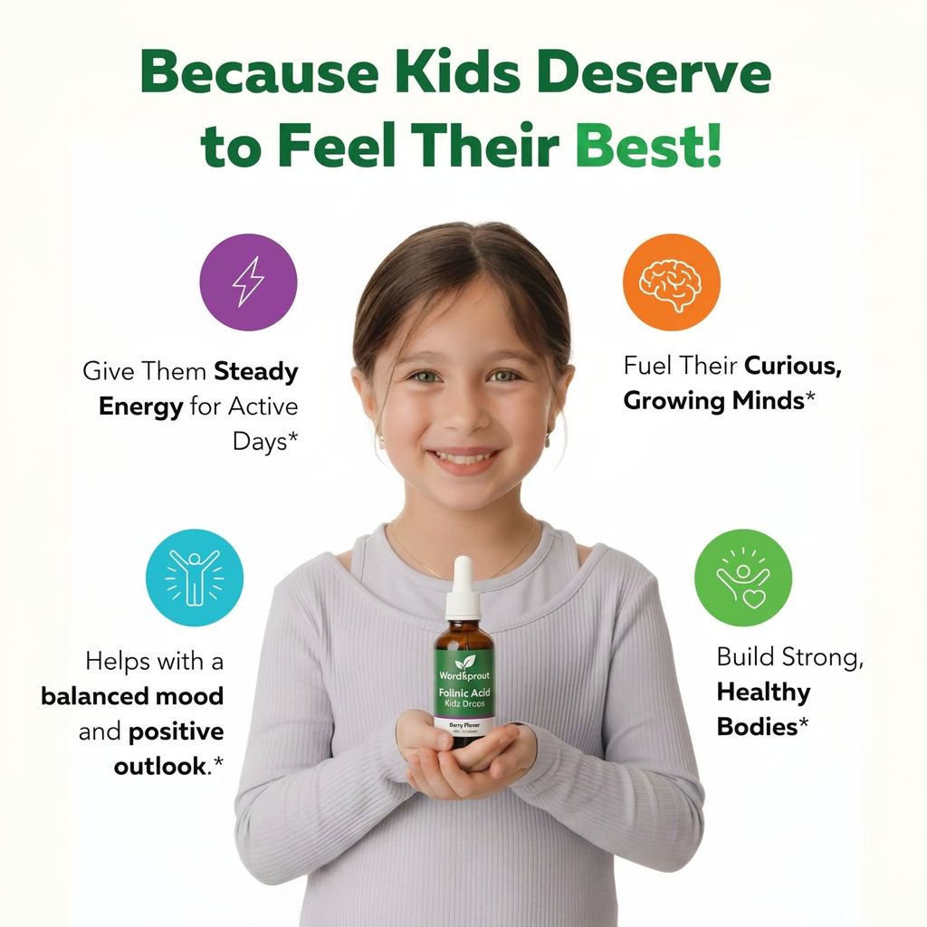 WordSprout Kids Folinic Acid Drops
