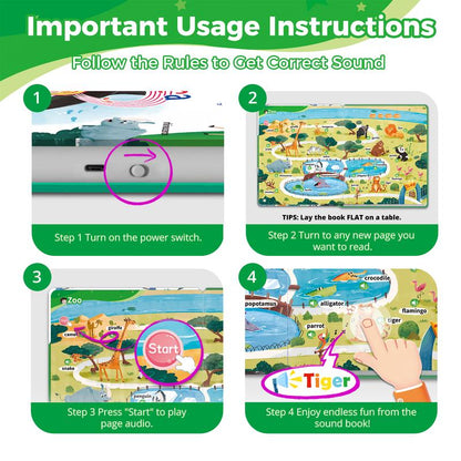 WordSprout 500 – Interactive Talking Sound Book for Toddlers